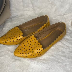 Mustard Yellow Flats
